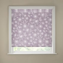 Floral - Blackout - Roller Blind - 5ft - Heather